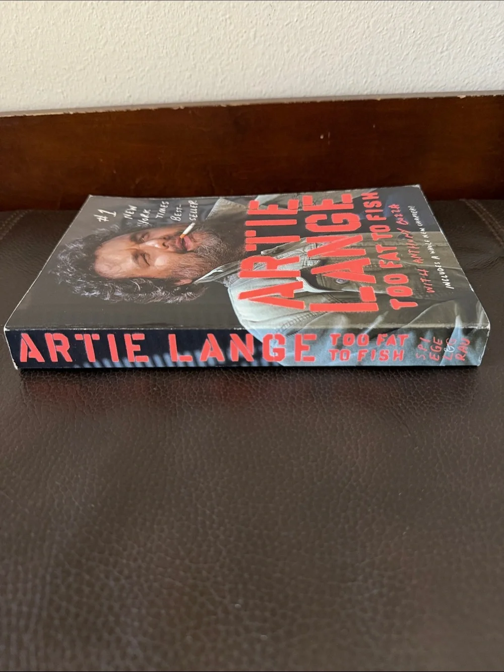 “Too Fat to Fish” Autobiography Signed & Written by Comedian Artie Lange